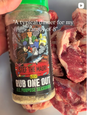 Customer using Stef the Māori products